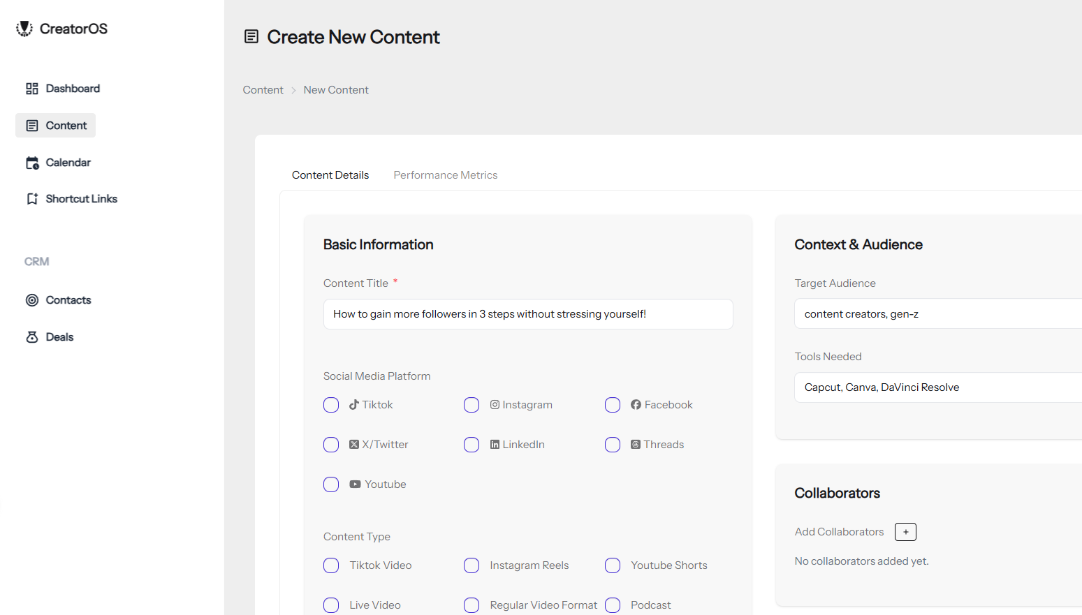Product Screenshot