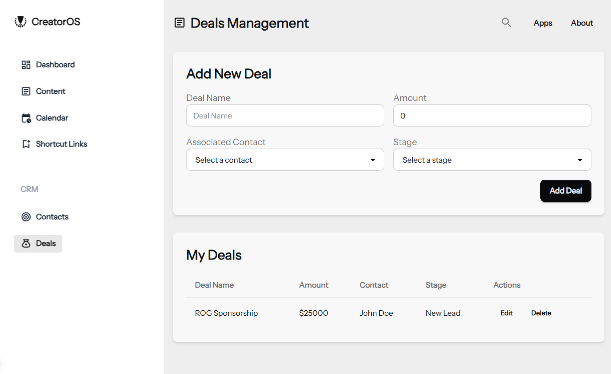 Product Screenshot