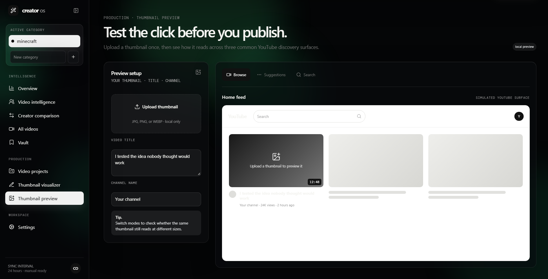 Test the packaging in Creator OS